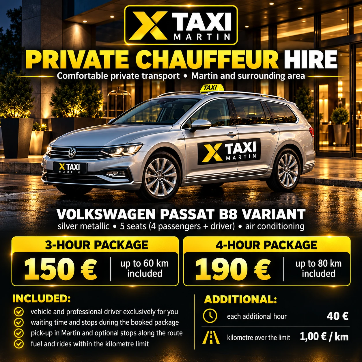 X TAXI MARTIN Passat EN