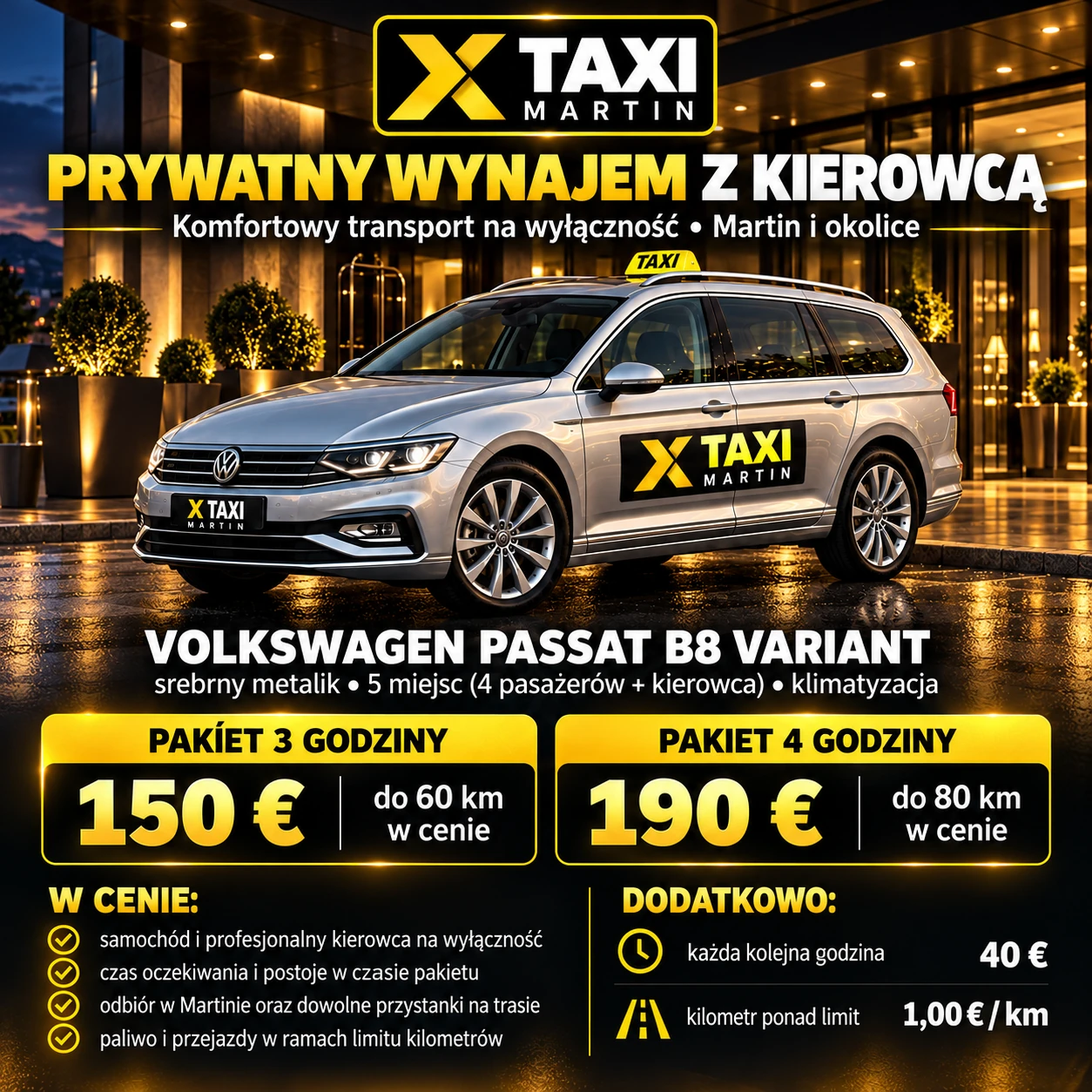 X TAXI MARTIN Passat PL