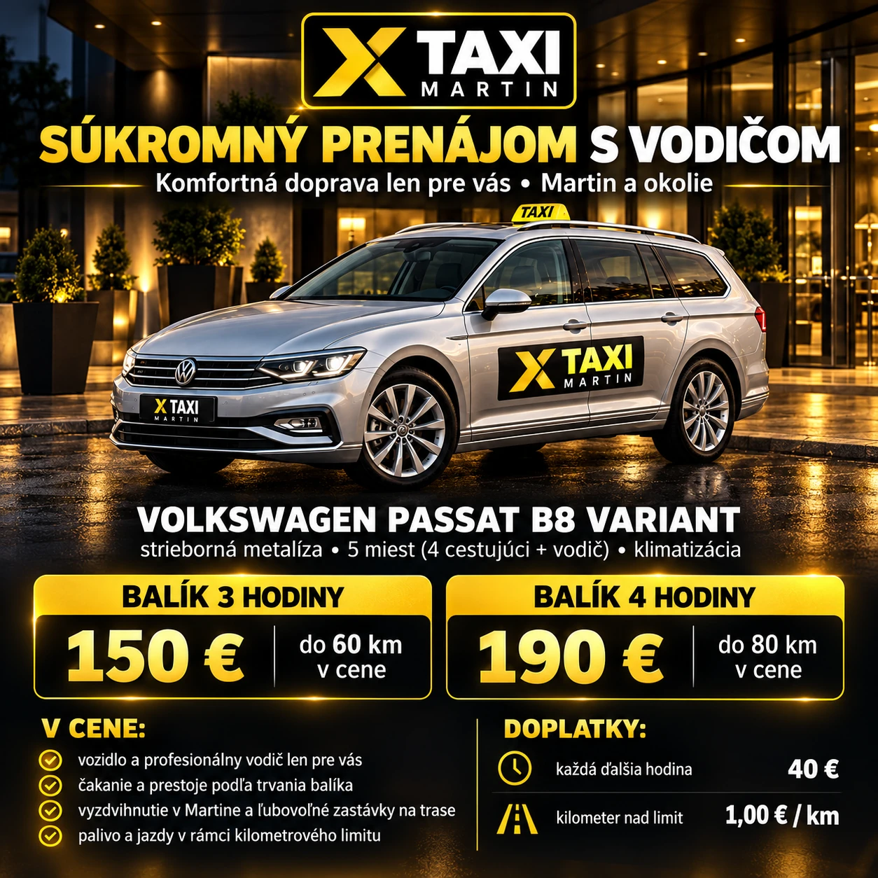 X TAXI MARTIN Passat SK
