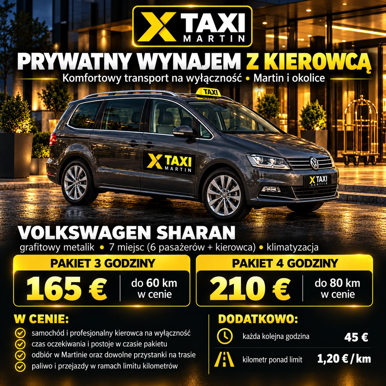 X TAXI MARTIN Sharan PL