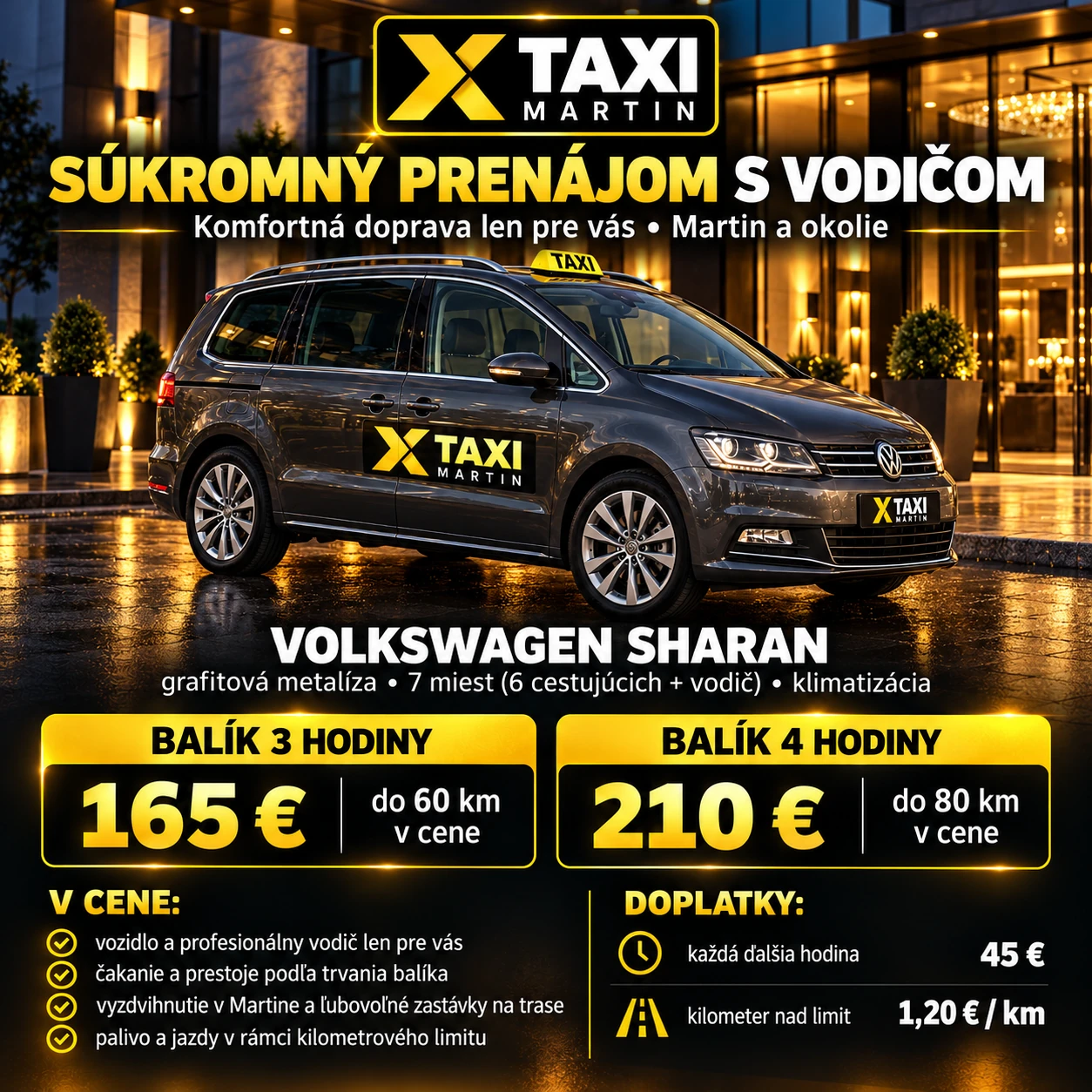 X TAXI MARTIN Sharan SK
